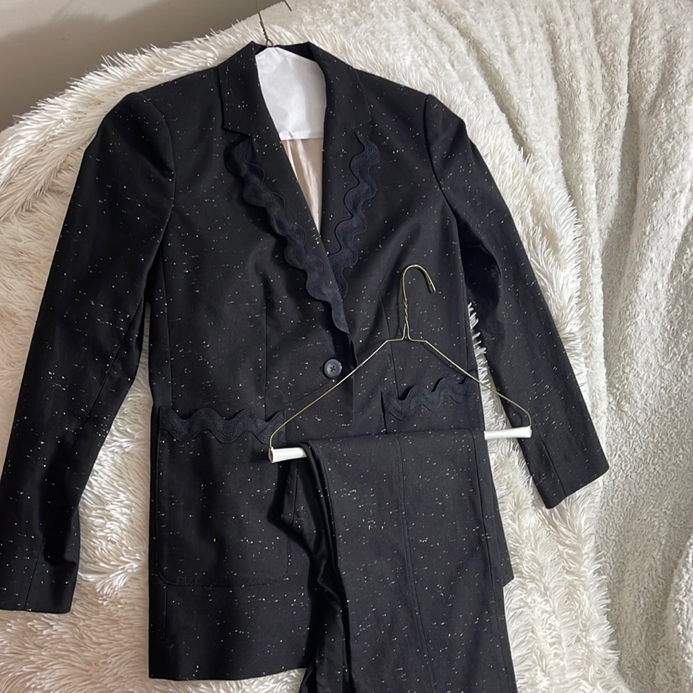 Rebecca Taylor high waisted suit sz 2